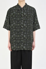 2020 S/S LAD MUSICIAN DECHINE INKJET PAISLEY SHORT SLEEVE BIG SHIRT
