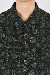 2020 S/S LAD MUSICIAN DECHINE INKJET PAISLEY SHORT SLEEVE BIG SHIRT