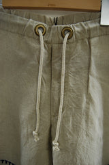 2013 S/S JAMA RICO LINEN NEEDLEWORK SHORT PANTS BEIGE