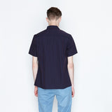 2018 S/S NUMBER (N)INE STRIPE OPEN COLLAR SHIRT