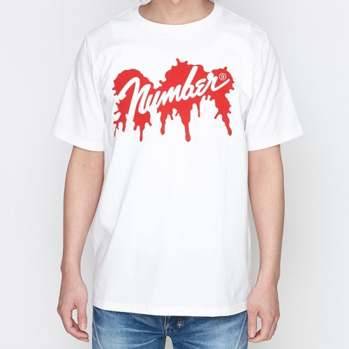 2018 A/W NUMBER (N)INE number9 PAINT_T-SHIRT