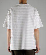 2022 S/S NUMBER (N)INE FULL STRIPED PRINT OVER T-SHIRT