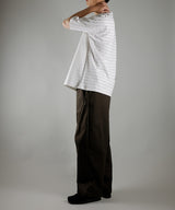 2022 S/S NUMBER (N)INE FULL STRIPED PRINT OVER T-SHIRT