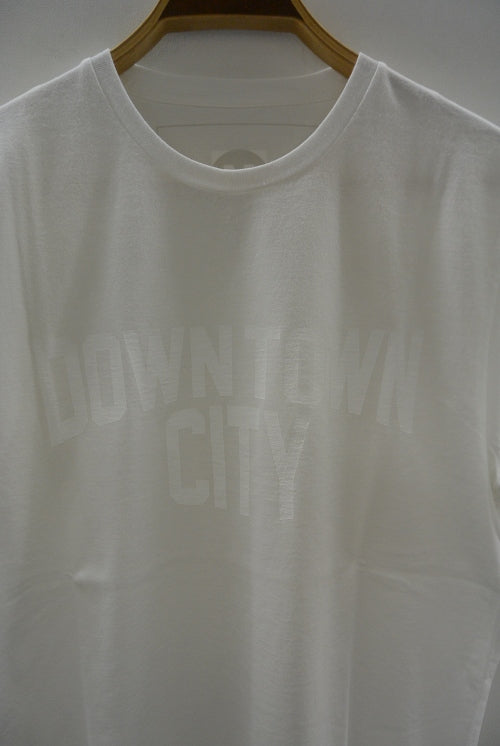 2015 A/W M crew neck t-shirts (DOWN TOWN CITY) white