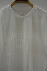 2015 A/W M crew neck t-shirts (DOWN TOWN CITY) white