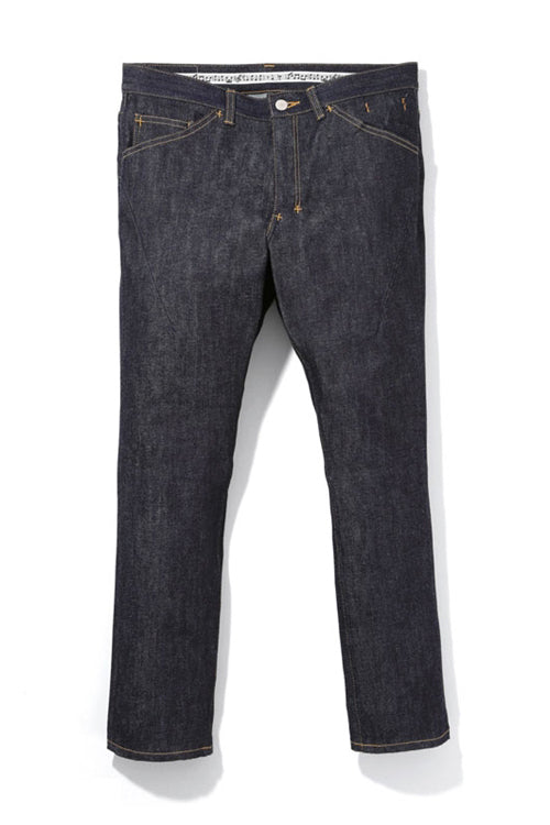 2016 A/W n(n) BY NUMBER (N)INE TAPERED PANTS ANKLE CUT_STRETCH DENIM(RIGID) BLUE