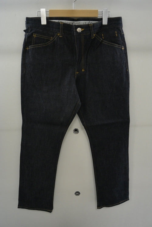 2016 A/W n(n) BY NUMBER (N)INE TAPERED PANTS ANKLE CUT_STRETCH DENIM(RIGID) BLUE