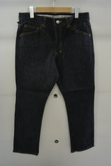 2016 A/W n(n) BY NUMBER (N)INE TAPERED PANTS ANKLE CUT_STRETCH DENIM(RIGID) BLUE