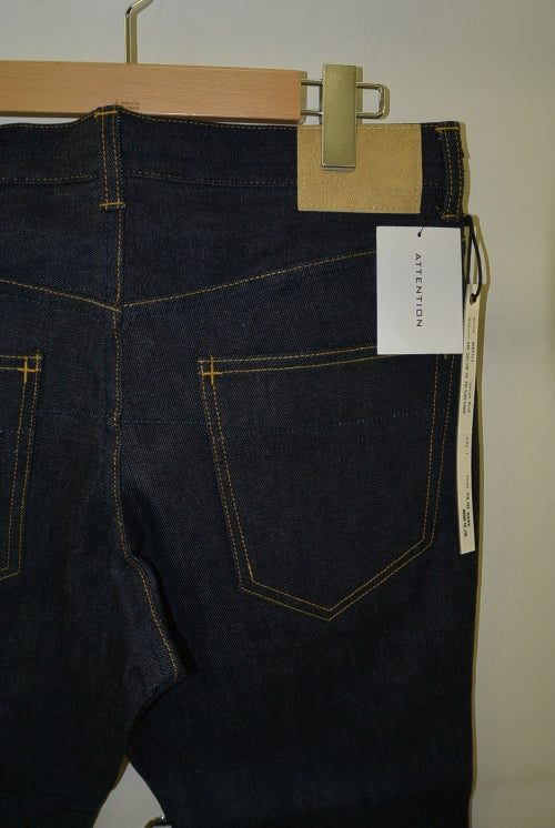 2016 A/W n(n) BY NUMBER (N)INE TAPERED PANTS ANKLE CUT_STRETCH DENIM(RIGID) BLUE