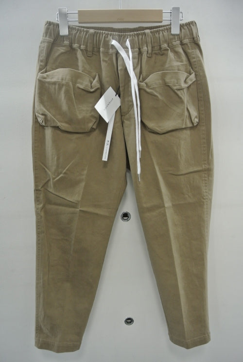 2014 A/W n(n) BY NUMBER (N)INE Box Poket Cropped　Pants_Cotton Stretch BEIGE