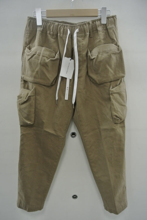 2014 A/W n(n) BY NUMBER (N)INE Box Poket Cropped　Pants_Cotton Stretch 012 BEIGE