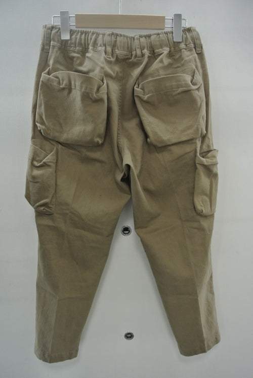 2014 A/W n(n) BY NUMBER (N)INE Box Poket Cropped　Pants_Cotton Stretch 012 BEIGE
