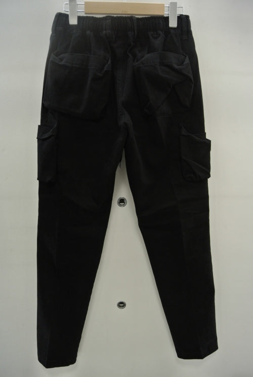 2014 A/W n(n) BY NUMBER (N)INE Box Poket Pants_Cotton Stretch 013 BLACK