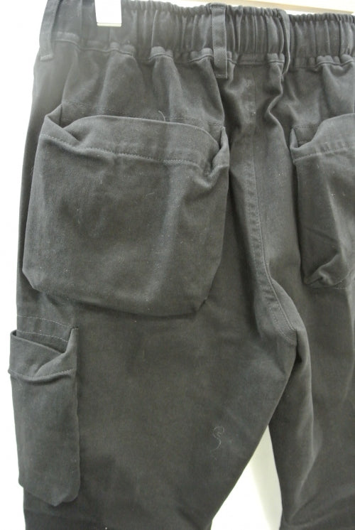2014 A/W n(n) BY NUMBER (N)INE Box Poket Pants_Cotton Stretch 013 BLACK