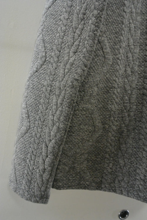 2016 A/W GalaabenD ケーブルジャガード V neck 94/GRAY