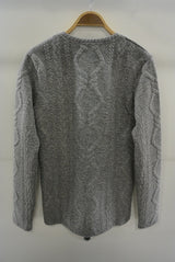 2016 A/W GalaabenD ケーブルジャガード V neck 94/GRAY