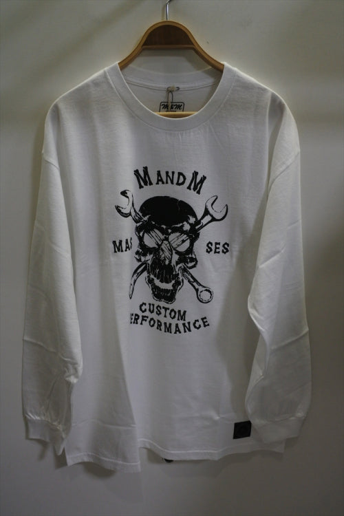 2025 S/S M&MXMASSES T-SHIRT SKULL WRENCH L/S-04