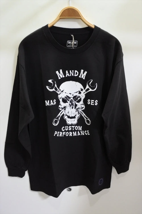 2025 S/S M&MXMASSES T-SHIRT SKULL WRENCH L/S-04