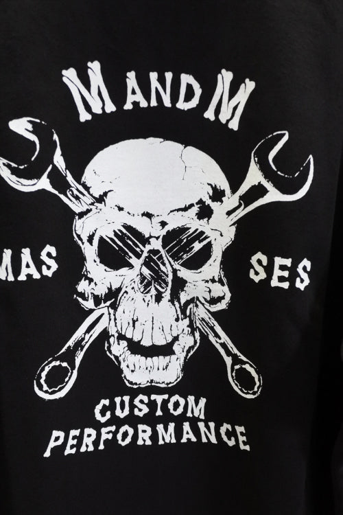 2025 S/S M&MXMASSES T-SHIRT SKULL WRENCH L/S-04