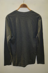 2017 A/W GalaabenD 60/1バイオシルケットスムースv-neck CHARCOAL