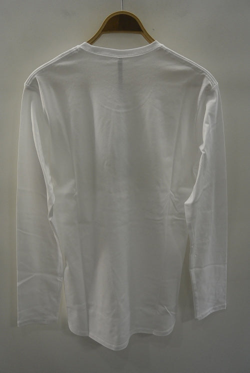 2017 A/W GalaabenD 60/1バイオシルケットスムースcrew-neck WHITE