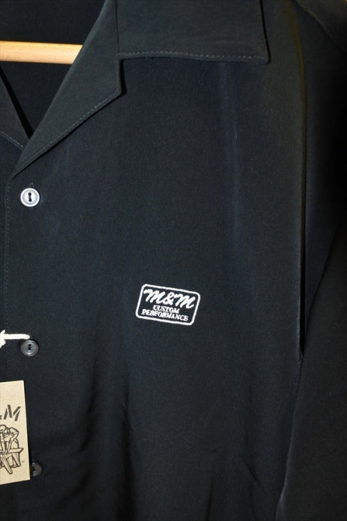 2022 S/S M&M SILKY OPEN COLLAR SHIRT