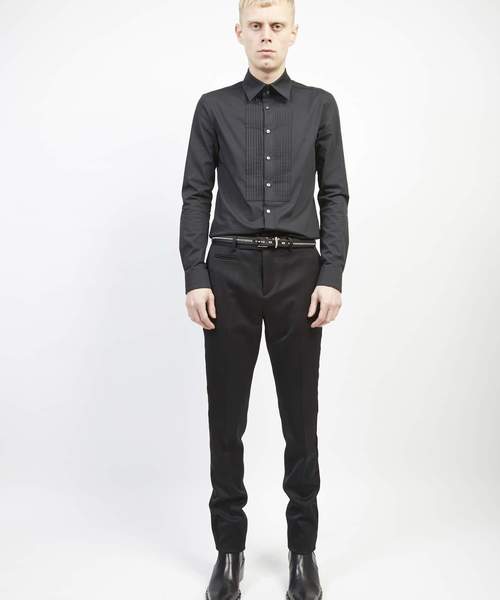 2019 A/W GalaabenD タキシードクロスストレッチ側章slacks