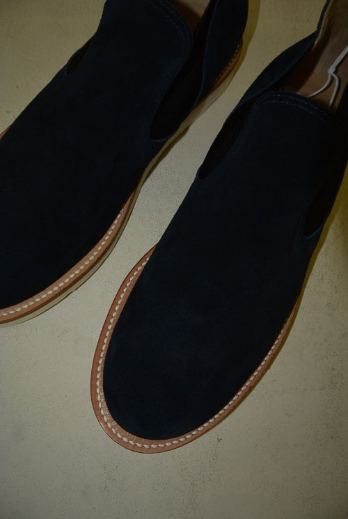2015 A/W M / side gore middle boot(navy)