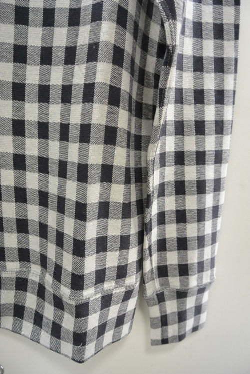 2015 A/W JAMA RICO CREW NECK JACQUARD CHECK T-SHIRT(BLOCK CHECK)