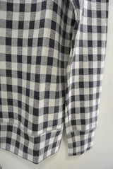2015 A/W JAMA RICO CREW NECK JACQUARD CHECK T-SHIRT(BLOCK CHECK)