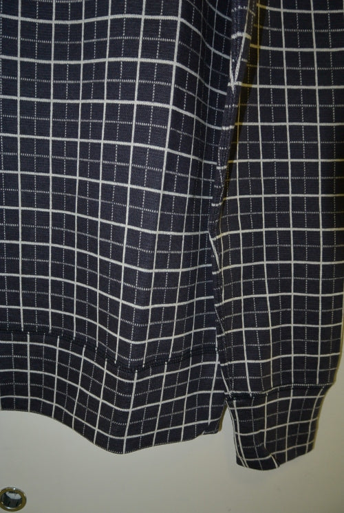2015 A/W JAMA RICO CREW NECK JACQUARD CHECK T-SHIRT(WINDOWPANE)