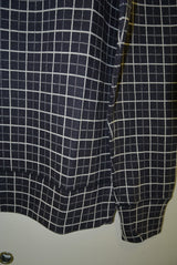 2015 A/W JAMA RICO CREW NECK JACQUARD CHECK T-SHIRT(WINDOWPANE)