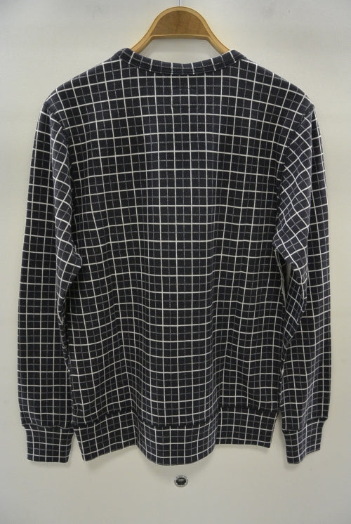 2015 A/W JAMA RICO CREW NECK JACQUARD CHECK T-SHIRT(WINDOWPANE)