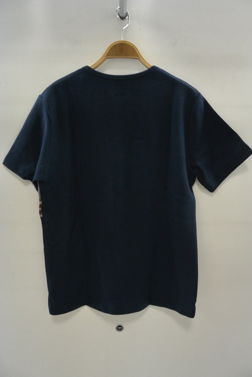 2015 A/W JAMA RICO CHECK COMBO T-SHIRT(NAVY)