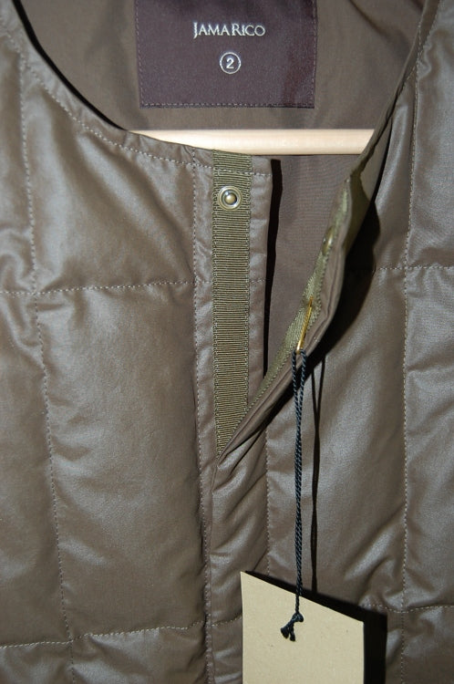 2013 A/W JAMA RICO NO CALLOR DOWN VEST KHAKI