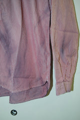 2013 A/W JAMA RICO STRIPE BROAD PULL OVER SHIRTS COLD DYE RED