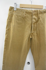 2016 A/W TMT SULFIDE DYED DUCK PANTS CAMEL