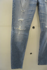 2016 A/W n(n) BY NUMBER (N)INE SKINNY PANT_STRETCH DENIM(DAMAGE_NOTE) BLUE