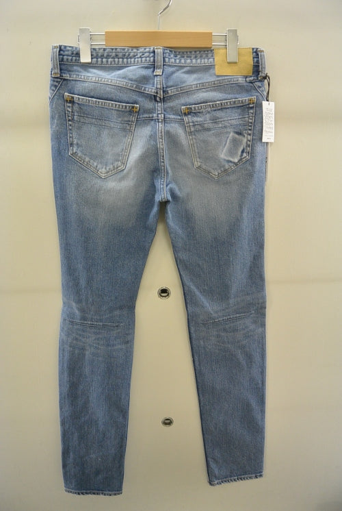 2016 A/W n(n) BY NUMBER (N)INE SKINNY PANT_STRETCH DENIM(DAMAGE_NOTE) BLUE