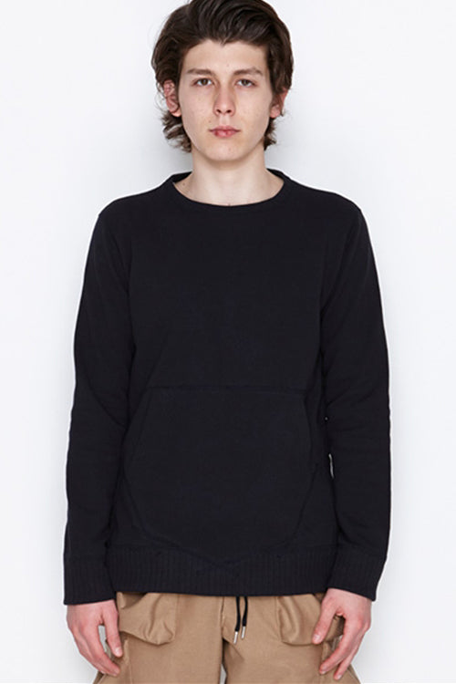 2016 A/W NUMBER (N)INE SIDE LACE-UP SWEAT SHIRTS BLACK