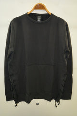 2016 A/W NUMBER (N)INE SIDE LACE-UP SWEAT SHIRTS BLACK
