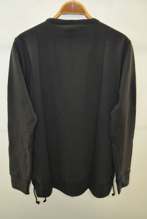 2016 A/W NUMBER (N)INE SIDE LACE-UP SWEAT SHIRTS BLACK