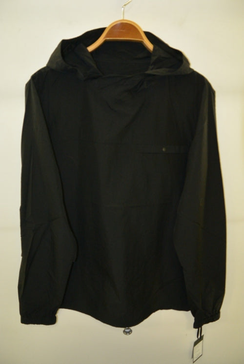 2016 A/W NUMBER (N)INE POCKETABLE HOODED PULLOVER SHIRTS_NYLON PEACH BLACK