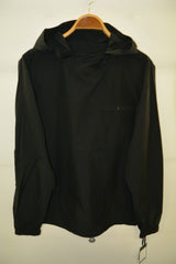 2016 A/W NUMBER (N)INE POCKETABLE HOODED PULLOVER SHIRTS_NYLON PEACH BLACK