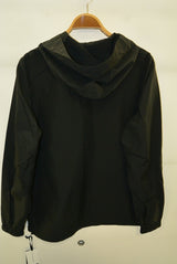 2016 A/W NUMBER (N)INE POCKETABLE HOODED PULLOVER SHIRTS_NYLON PEACH BLACK
