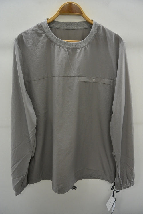 2016 A/W NUMBER (N)INE POCKETABLE PULLOVER SHIRTS_NYLON PEACH GRAY