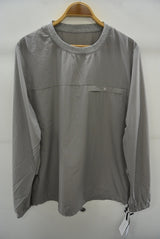 2016 A/W NUMBER (N)INE POCKETABLE PULLOVER SHIRTS_NYLON PEACH GRAY