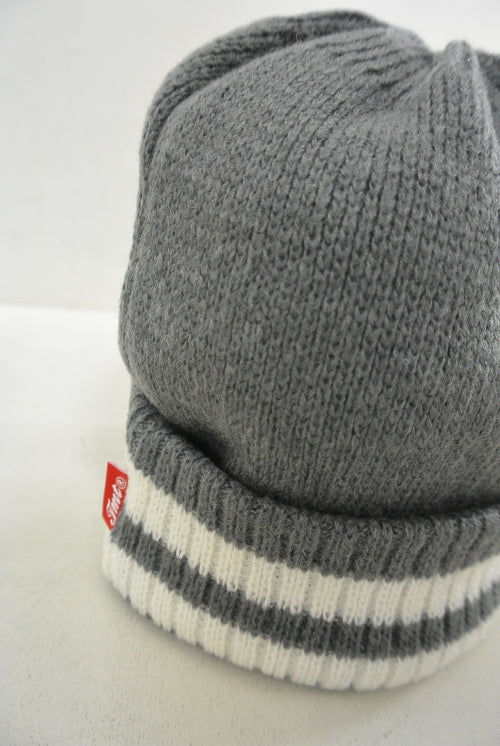 2015 A/W TMT LINE KNIT CAP GRAY