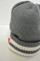 2015 A/W TMT LINE KNIT CAP GRAY