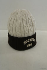 2015 A/W TMT COMBINATION CABLE KNIT CAP BEIGE